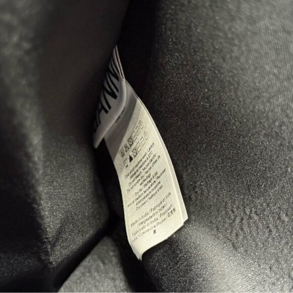 🆕 GANNI 🧿 NWOT Large Easy Shopper Tote Bag, Black Canvas & Black Embroidery - Picture 8 of 10